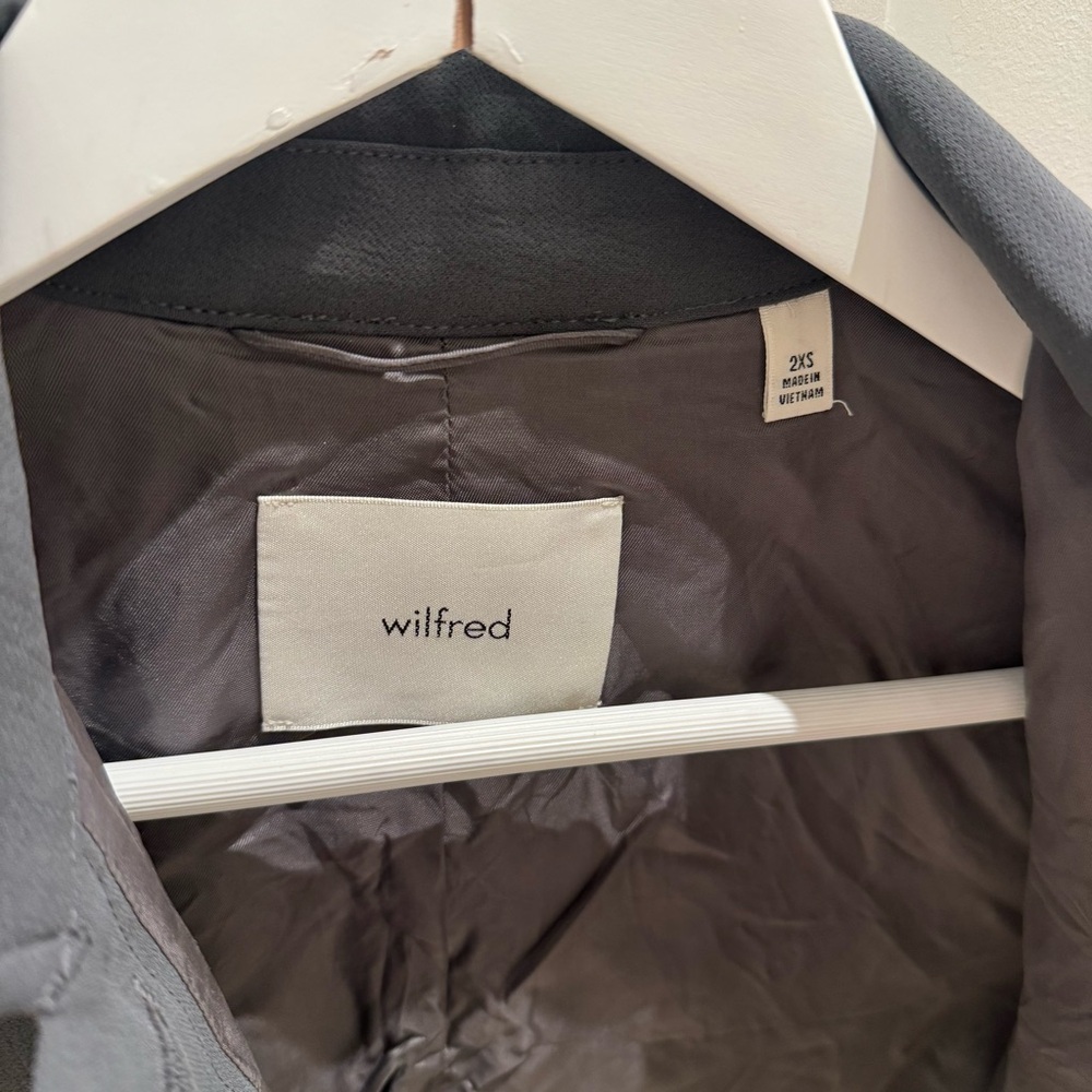 Aritzia Wilfred dark gray jacket coat - Picture 2 of 6